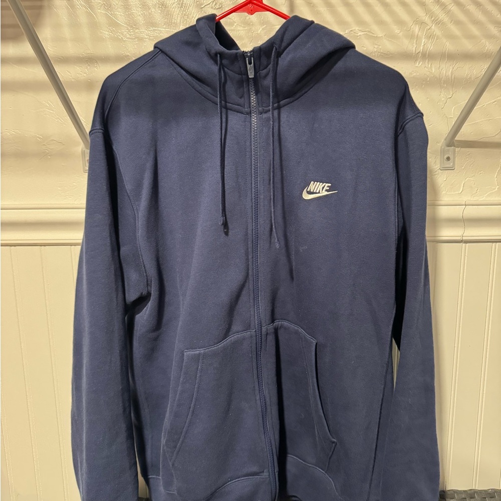 Nike Men's Navy Full-Zip Hoodie